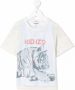 Kenzo Kids T-shirt met tijgerprint Beige - Thumbnail 1