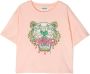 Kenzo Kids T-shirt met tijgerprint Roze - Thumbnail 1