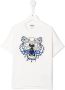 Kenzo Kids T-shirt met tijgerprint Wit - Thumbnail 1