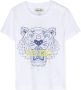 Kenzo Kids T-shirt met tijgerprint Wit - Thumbnail 1