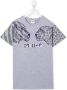Kenzo Kids T-shirtjurk met geborduurd logo Grijs - Thumbnail 1