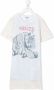 Kenzo Kids T-shirtjurk met tijgerprint Beige - Thumbnail 1