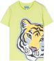 Kenzo Kids T-shirt met tijgerprint Groen - Thumbnail 1