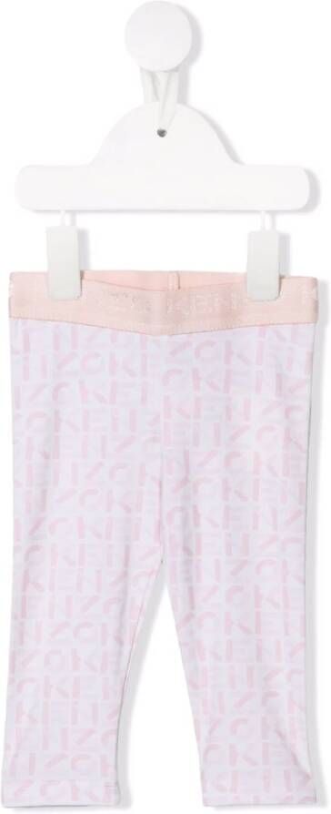 Kenzo Kids Trainingsbroek met logo Roze