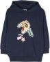 Kenzo Kids Jersey hoodie Blauw - Thumbnail 1