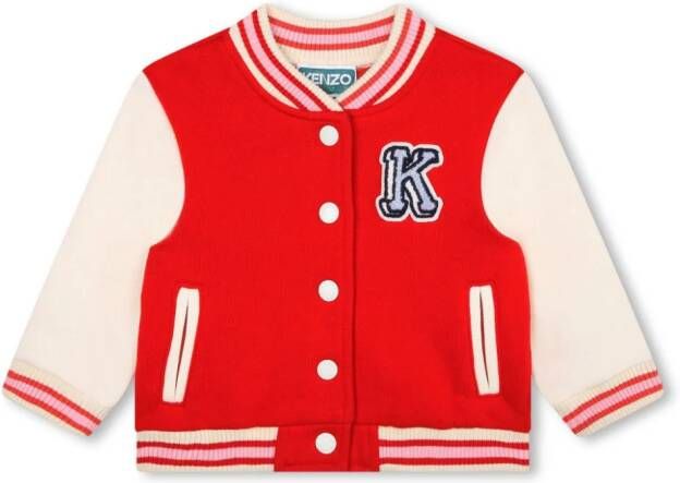 Kenzo Kids Vest met geborduurd logo Rood