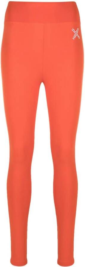 Kenzo Legging met logoprint Oranje