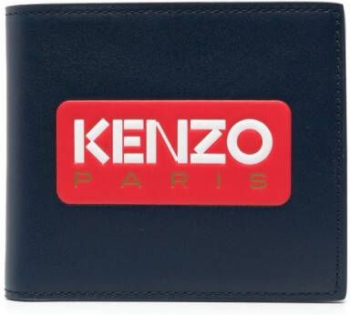 Kenzo Leren portemonnee Blauw
