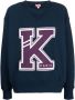 Kenzo Sweater met logo applicatie Blauw - Thumbnail 1