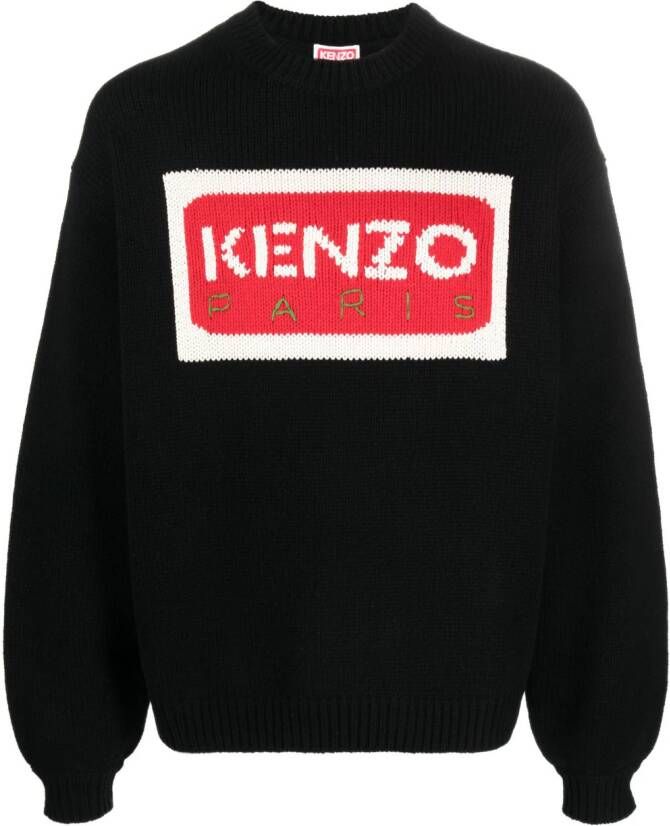 Kenzo Trui met logodetail Zwart