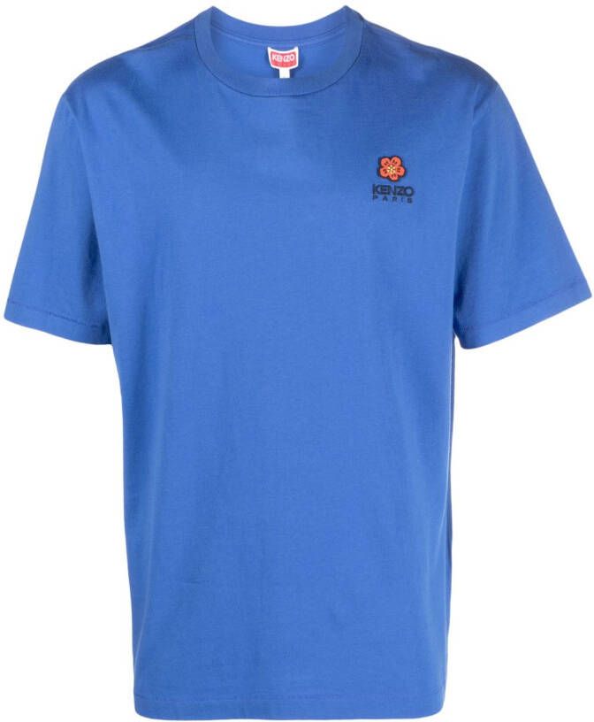Kenzo T-shirt met logopatch Blauw