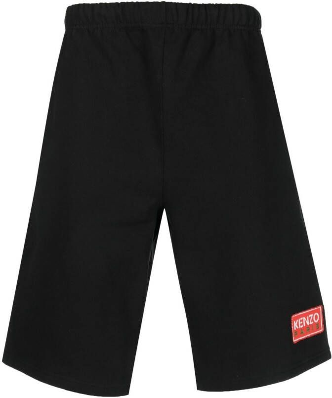 Kenzo Shorts met logopatch Zwart