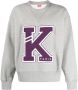 Kenzo Sweater met logopatch Grijs - Thumbnail 1