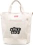 Kenzo Shopper met logopatch Beige - Thumbnail 1