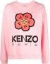Kenzo Sweater met logoprint Roze - Thumbnail 1