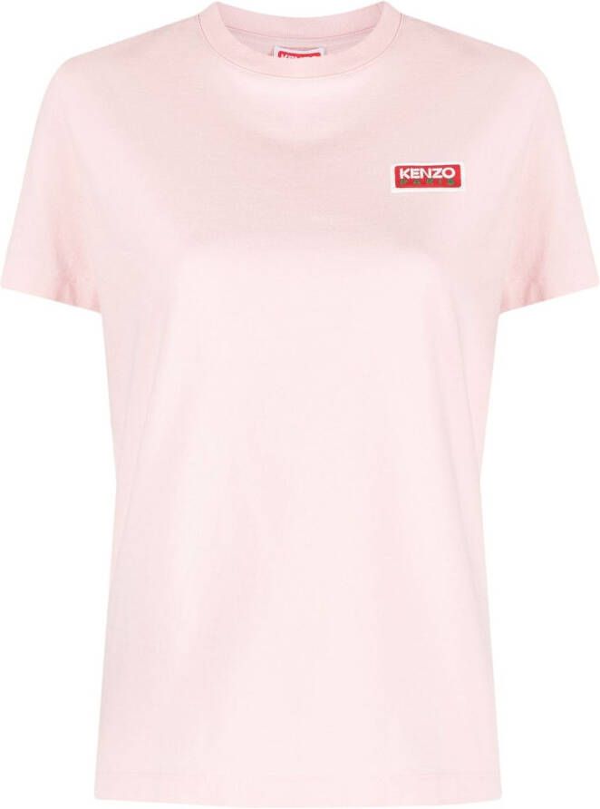 Kenzo T-shirt met logoprint Roze