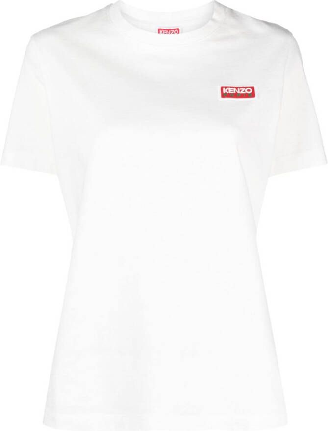 Kenzo T-shirt met logoprint Wit