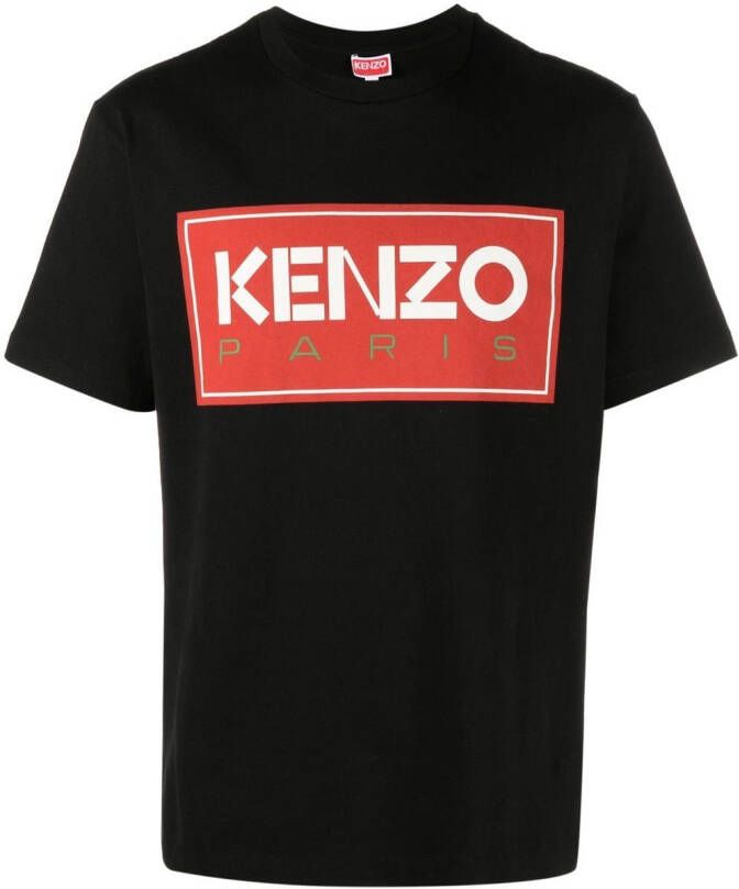 Kenzo T-shirt met logoprint Zwart