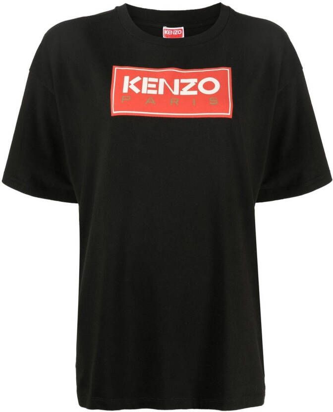 Kenzo T-shirt met logoprint Zwart