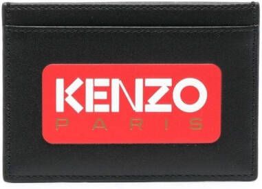Kenzo Pasjeshouder met logoprint Zwart