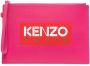 Kenzo Leren clutch Roze - Thumbnail 1