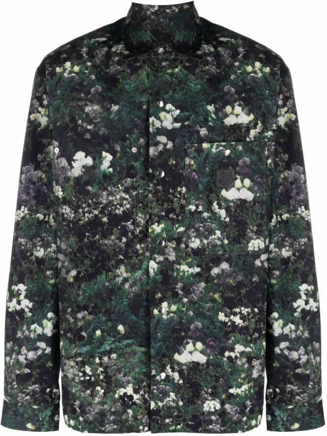Kenzo Overhemd met print Groen
