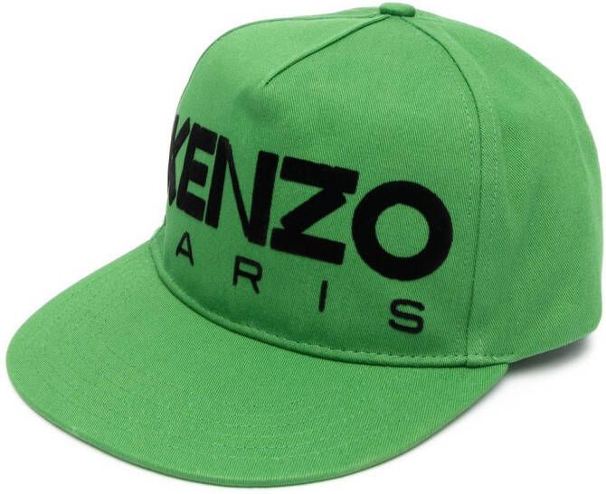 Kenzo Pet met geborduurd logo Groen