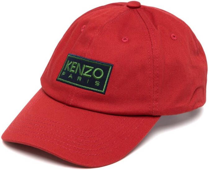 Kenzo Pet met geborduurd logo Rood