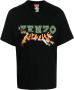 Kenzo T-shirt met geborduurd logo Zwart - Thumbnail 1