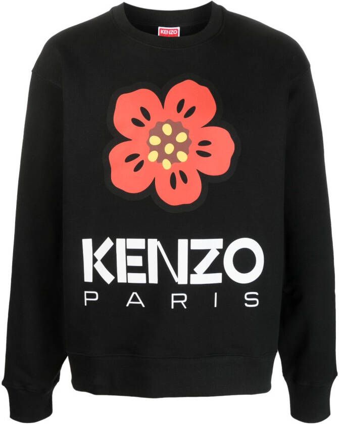 Kenzo Katoenen sweater Zwart