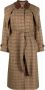 Kenzo Geruite trenchcoat Beige - Thumbnail 1
