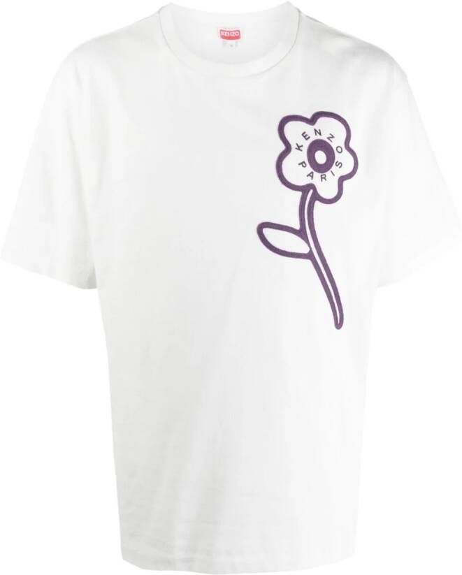 Kenzo T-shirt van biologisch katoen Wit
