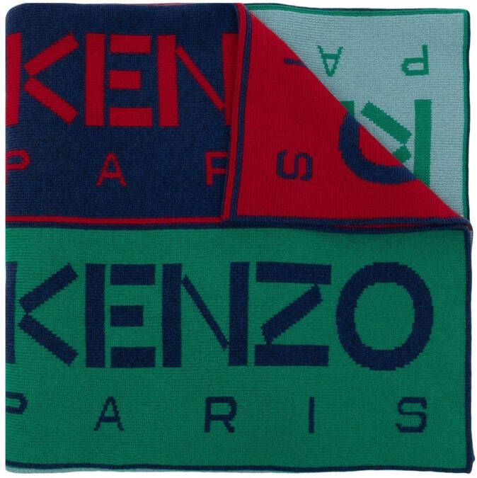 Kenzo Sjaal met logo Rood