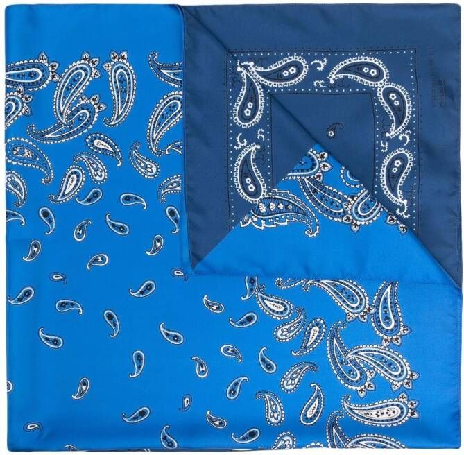 Kenzo Sjaal met paisley-print Blauw