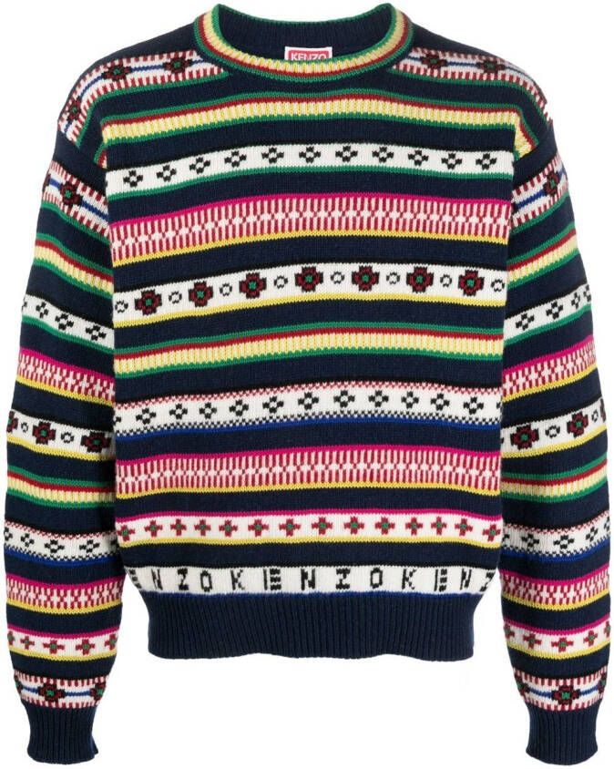 Kenzo Gestreepte trui Blauw