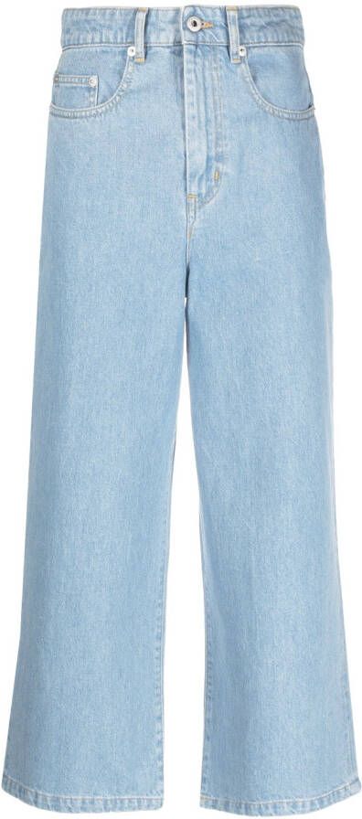 Kenzo Cropped jeans Blauw
