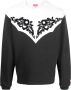 Kenzo Sweater met bloemenprint Zwart - Thumbnail 1