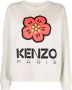 Kenzo Sweater met logoprint Beige - Thumbnail 1
