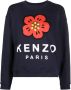 Kenzo Sweater met logoprint Blauw - Thumbnail 1