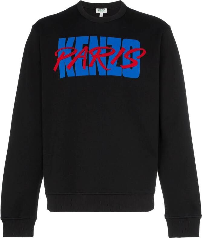 Kenzo Sweater met logoprint Zwart