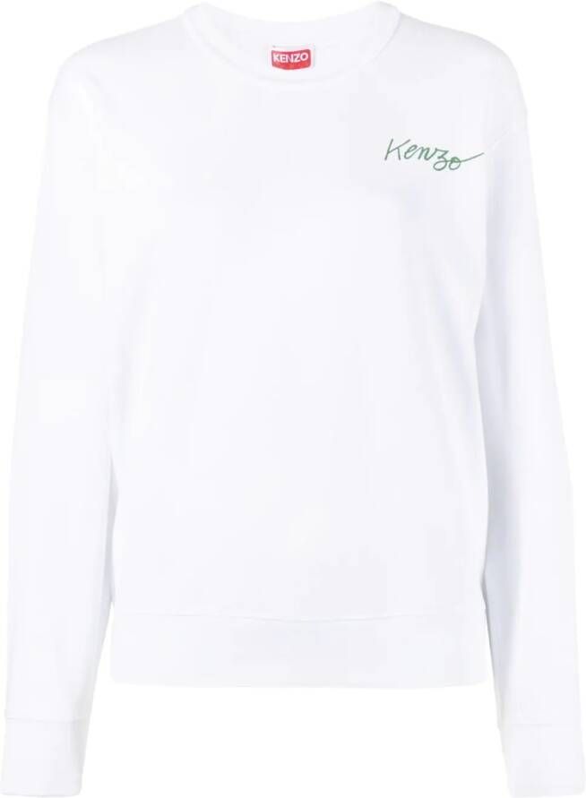 Kenzo Sweater met print Wit
