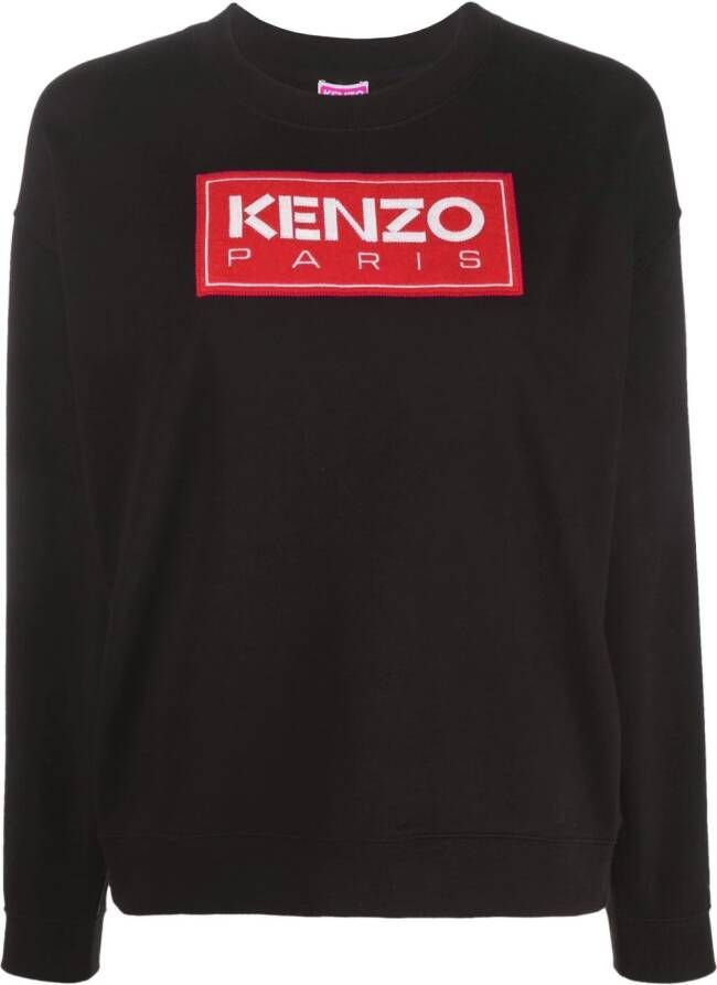 Kenzo Sweater met ronde hals Zwart