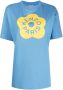 Kenzo T-shirt met bloemenprint Blauw - Thumbnail 1