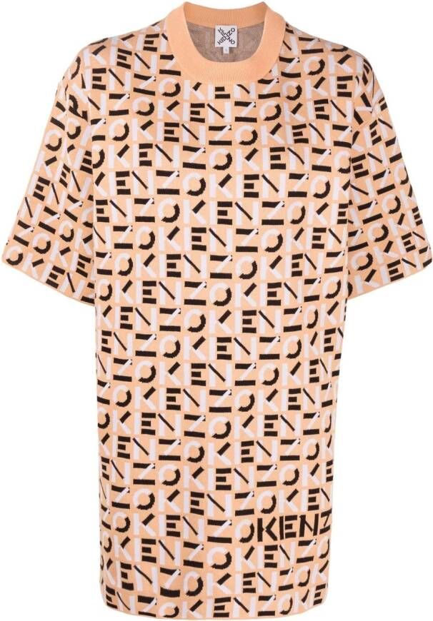 Kenzo T-shirt met logo Oranje