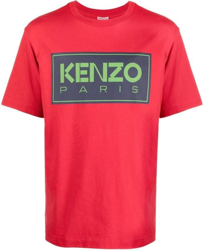 Kenzo T-shirt met logoprint Rood