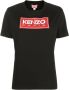 Kenzo T-shirt met logoprint Zwart - Thumbnail 1