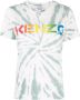 Kenzo T-shirt met tie-dye print Groen - Thumbnail 1