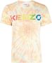 Kenzo T-shirt met tie-dye print Oranje - Thumbnail 1