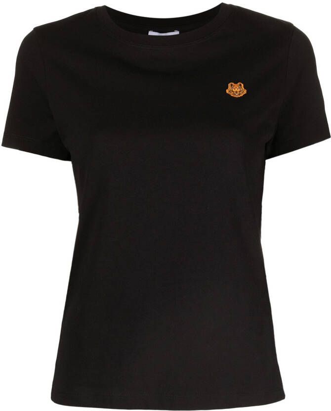 Kenzo T-shirt met tijgerprint Zwart