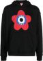 Kenzo Target hoodie met geborduurd logo Zwart - Thumbnail 1